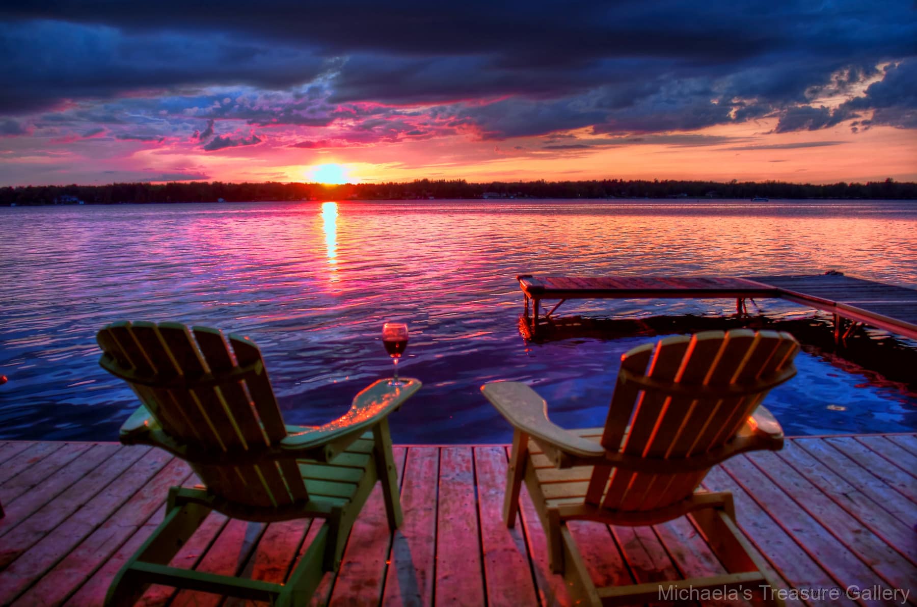 Muskoka-Chairs-Sunset